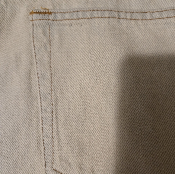 NEW Vintage Bill Blass Men's Jeans Tan with Blue Tone 38x34 - Picture 3 of 11
